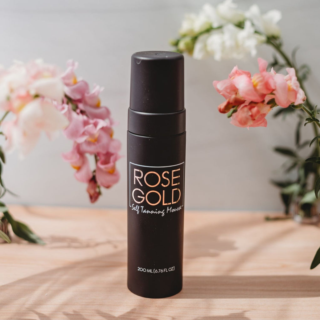 Rose Gold Sunless Rapid Rinse Self-Tanning Mousse, 200 mL